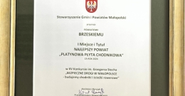 Platynowa Płyta Chodnikowa dla Powiatu Brzeskiego